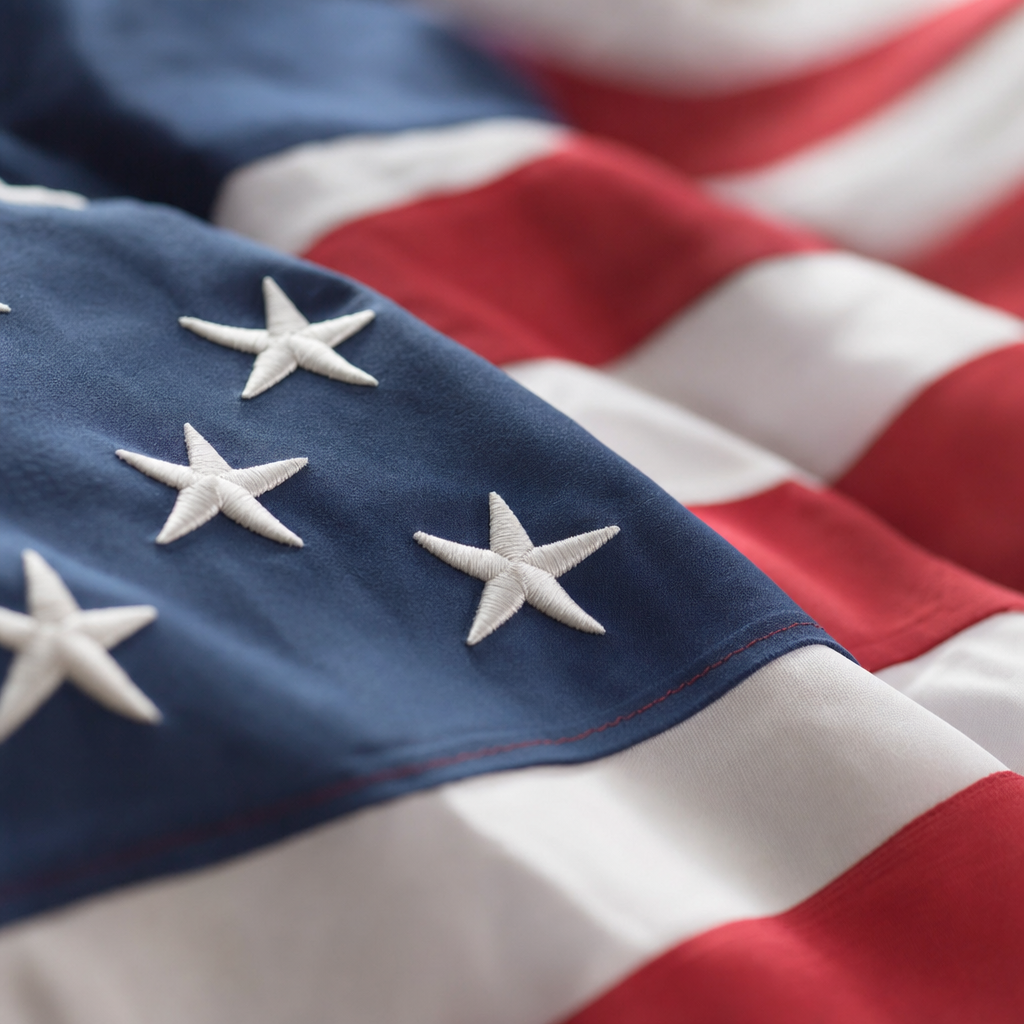 Close-up of an American flag, representing CleanClicks built for US privacy law