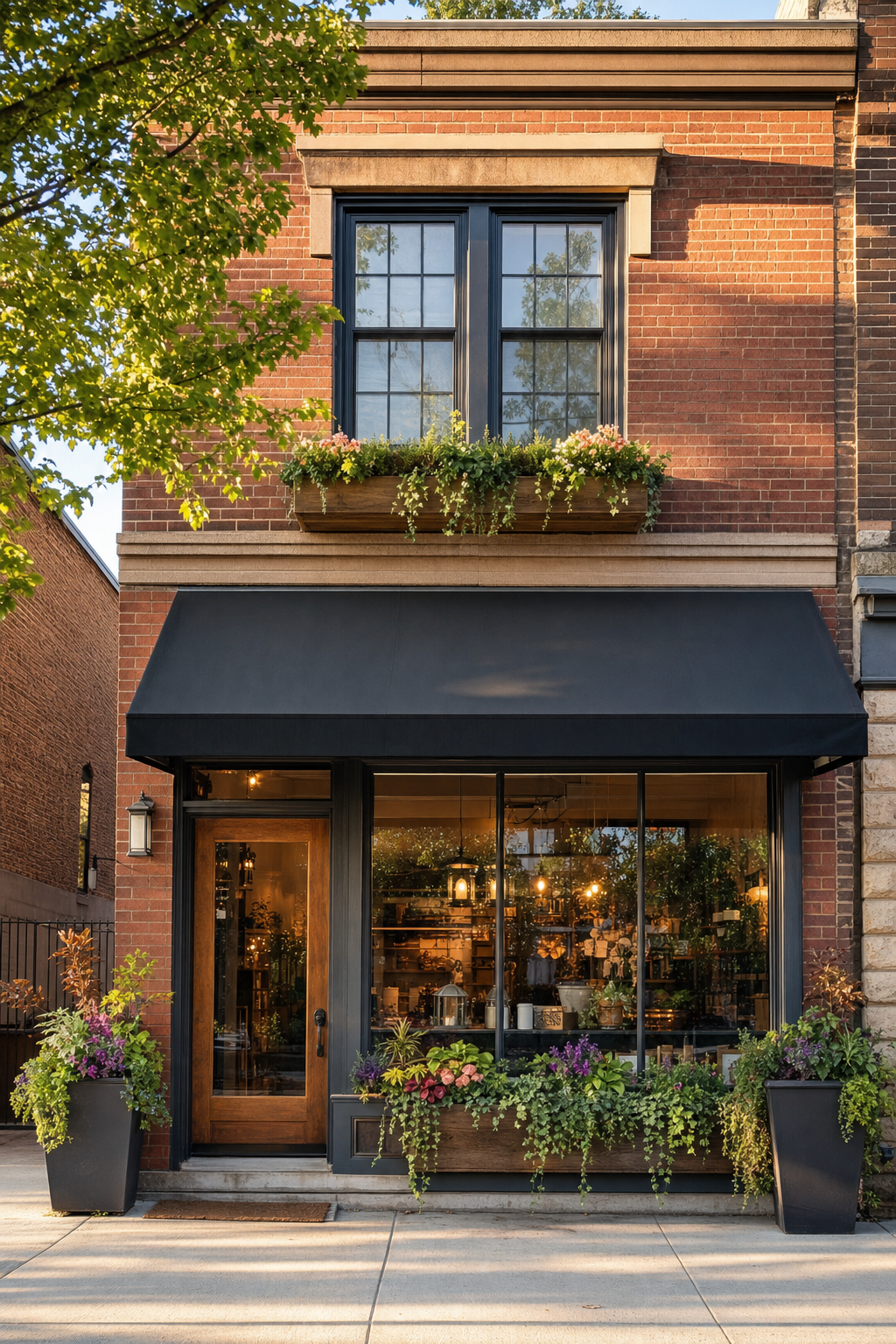 American small-business storefront, representing built for American business