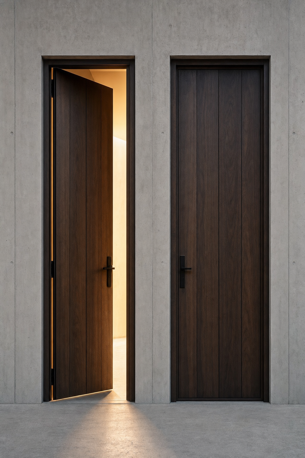 Two doors, one open and one closed, representing opt-in versus opt-out